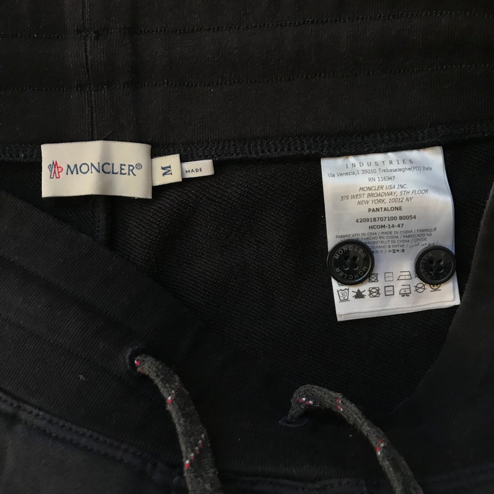 Authentic Moncler Blue Jogger Sweatpant Small-Med - Picture 8 of 8